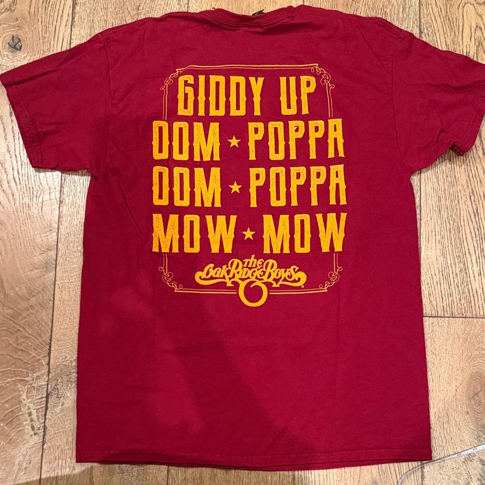 Maroon Oak Ridge Boys Farewell Tour Graphic Tee country vintage band t-shirt - Picture 4 of 6